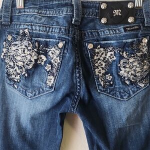 Miss Me Bootcut Jeans 28 x 32 color 29D style JP5635BV Women's 28 Boot Cut